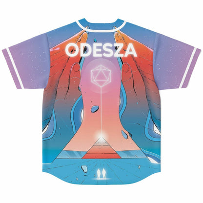 ODESZA Pastel Gradient Soft Sky Rave Baseball Jersey