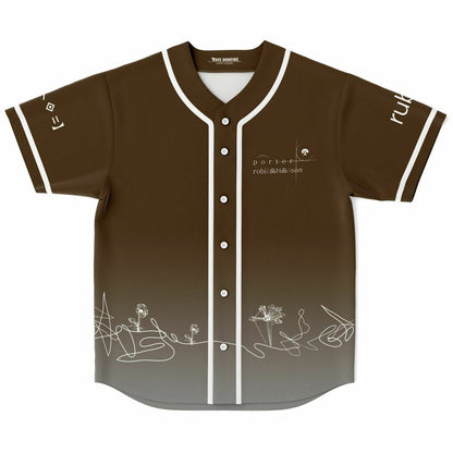 Porter Robinson Brown White Minimalist Single Rave Baseball Jersey