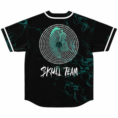 Kai Wachi Black Teal Glowing Rave Baseball Jersey