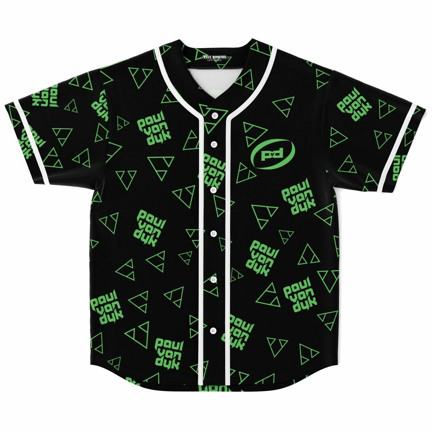 Paul van Dyk Black ‘Paul Dyk’ Rave Baseball Jersey