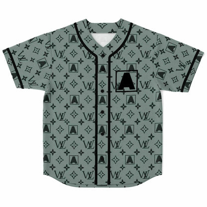 Sage Gray Louis Vuitton Rave Baseball Jersey