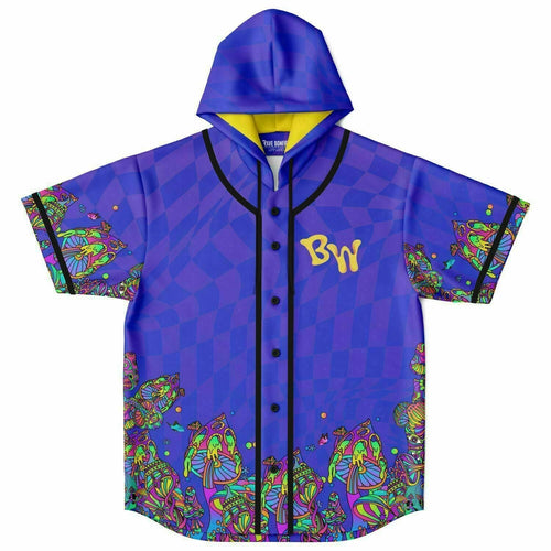 Beyond Wonderland Psychedelic Melting Rave Hooded Baseball Jersey