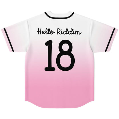 White Soft Hello Kitty Rave Baseball Jersey