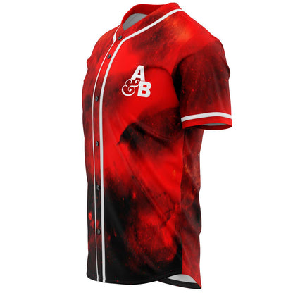 Anjunabeats Deep Red Galaxy Rave Baseball Jersey