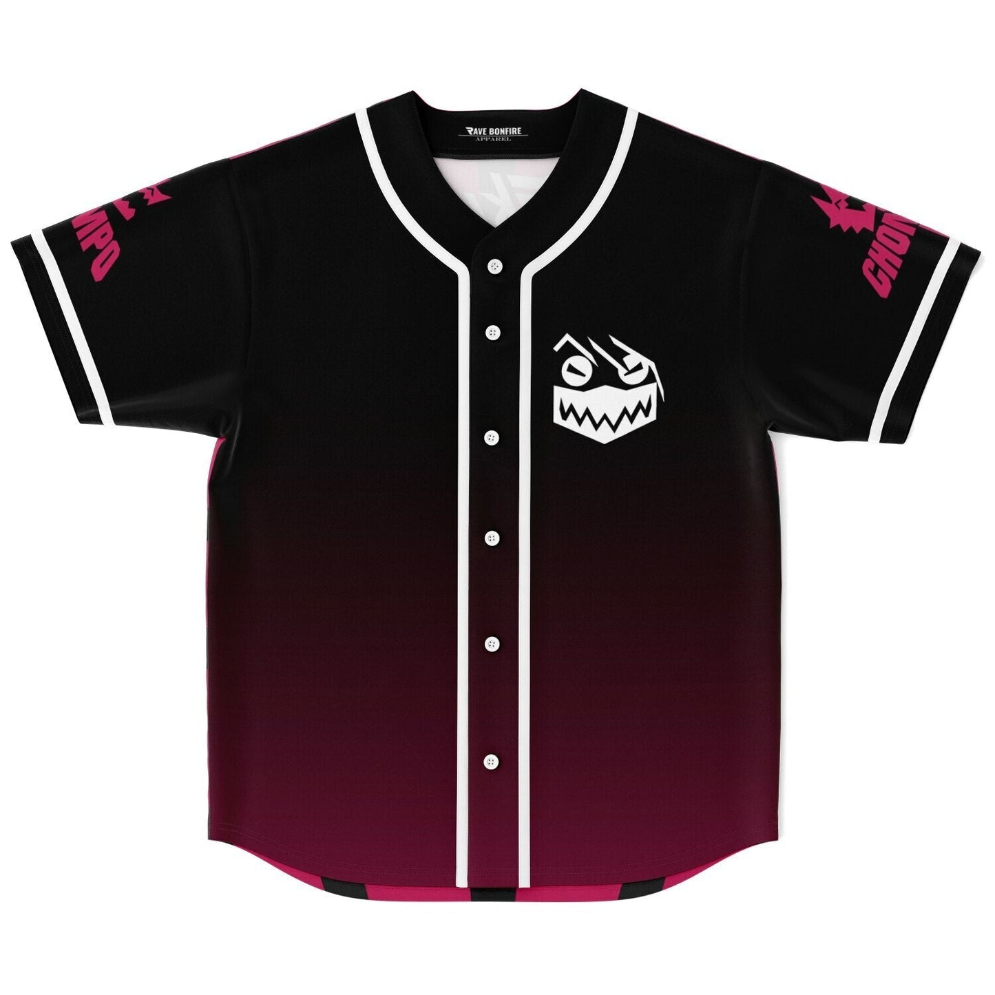 Tokyo Machine Black Hot Cartoon Monster Rave Baseball Jersey