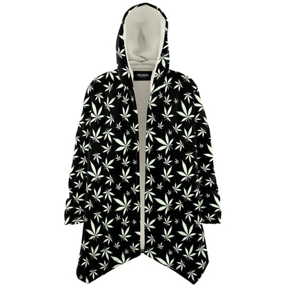 Black Cartoon Alien Rave Cloak