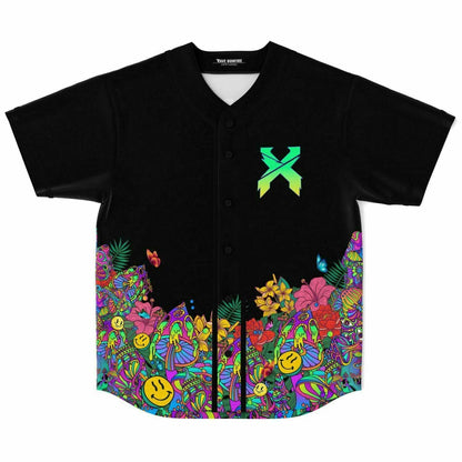 Excision Black Rave Baseball Jersey