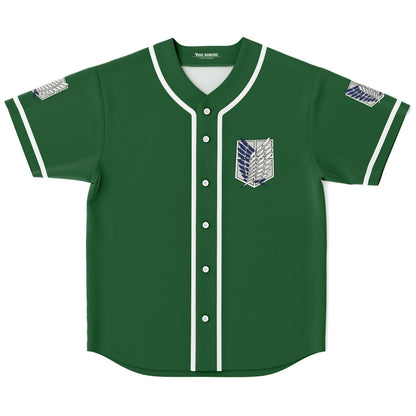 Forest Green Survey Corps Rave Baseball Jersey