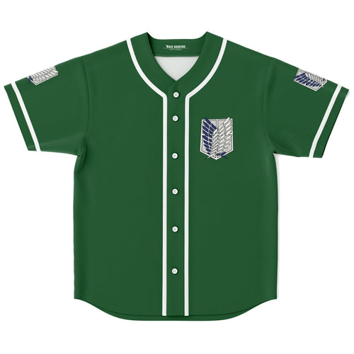 Forest Green Survey Corps Rave Baseball Jersey