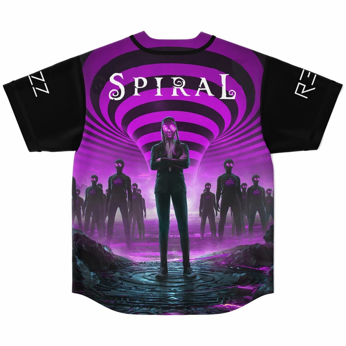 Rezz Black Hooded Rave Baseball Jersey