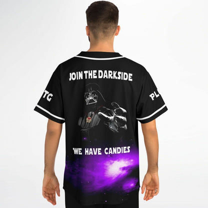 Black Darth Vader Rave Baseball Jersey