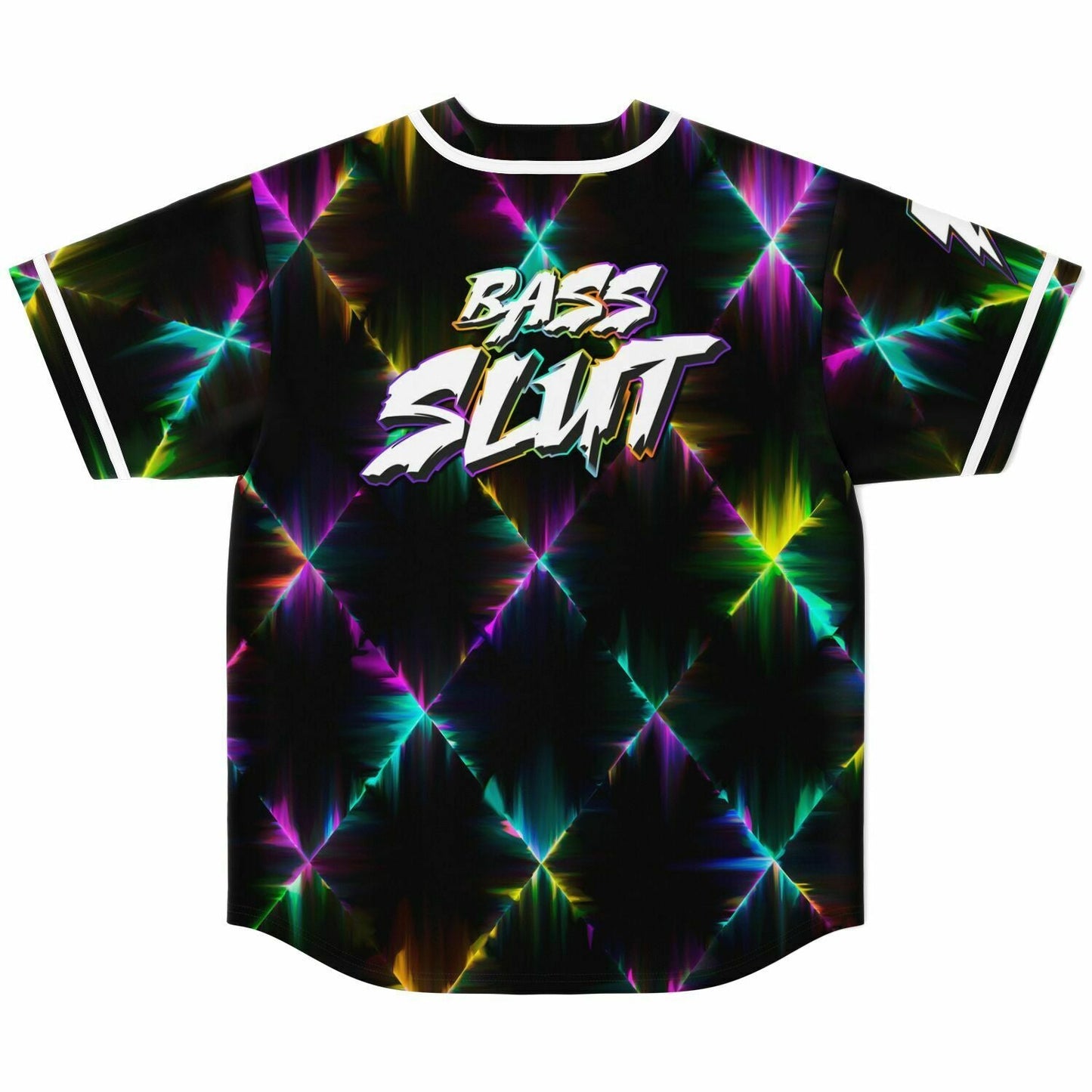 Black Diamond Grid Rave Baseball Jersey
