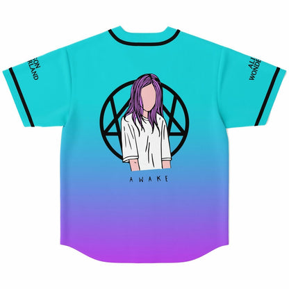 Alison Wonderland Teal Purple Rave Baseball Jersey