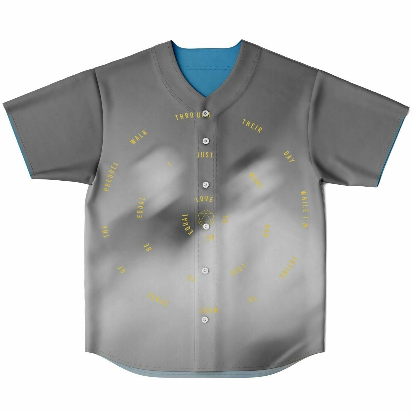 ODESZA Lyric Icosahedron Reversible Baseball Jersey
