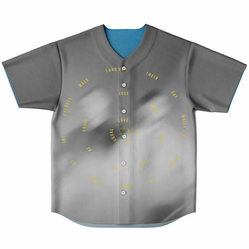 ODESZA Lyric Icosahedron Reversible Baseball Jersey