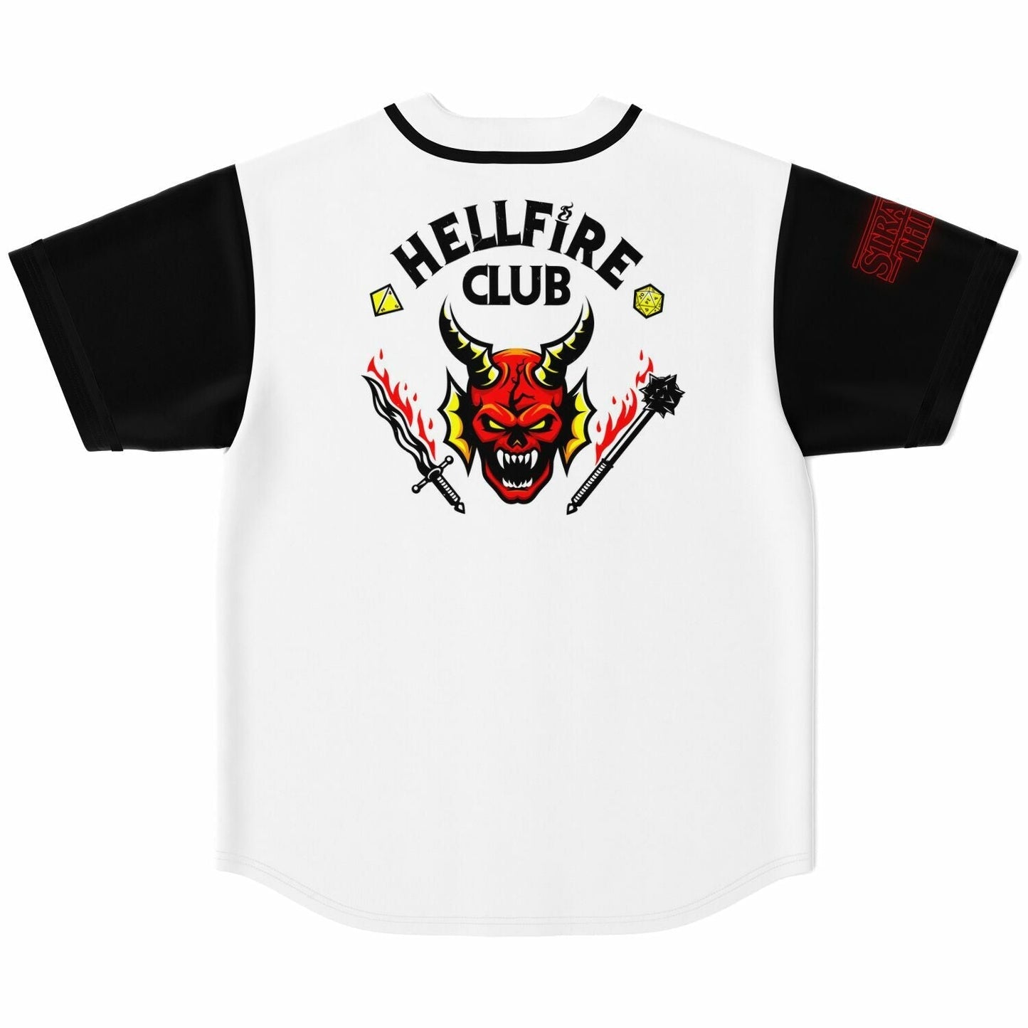 White Body ‘Hellfire Club’ Rave Baseball Jersey