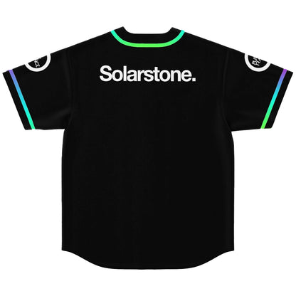 Solarstone Black Mostly Jersey Rave Baseball Jersey