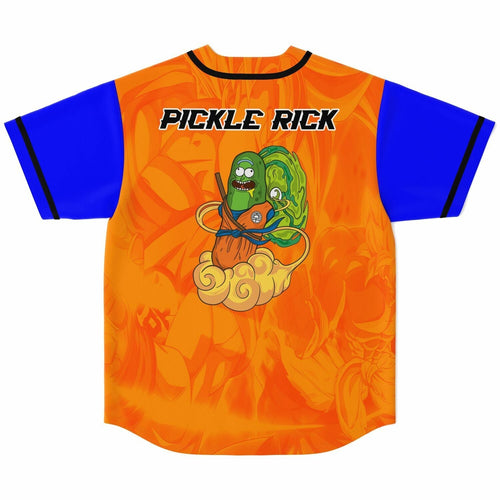 Bright Orange Dragon Ball Rave Baseball Jersey