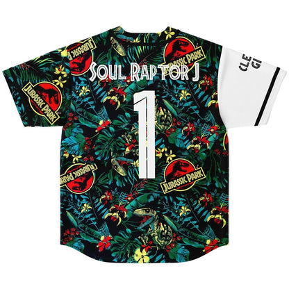 Off White Jurassic Park Rave Baseball Jersey