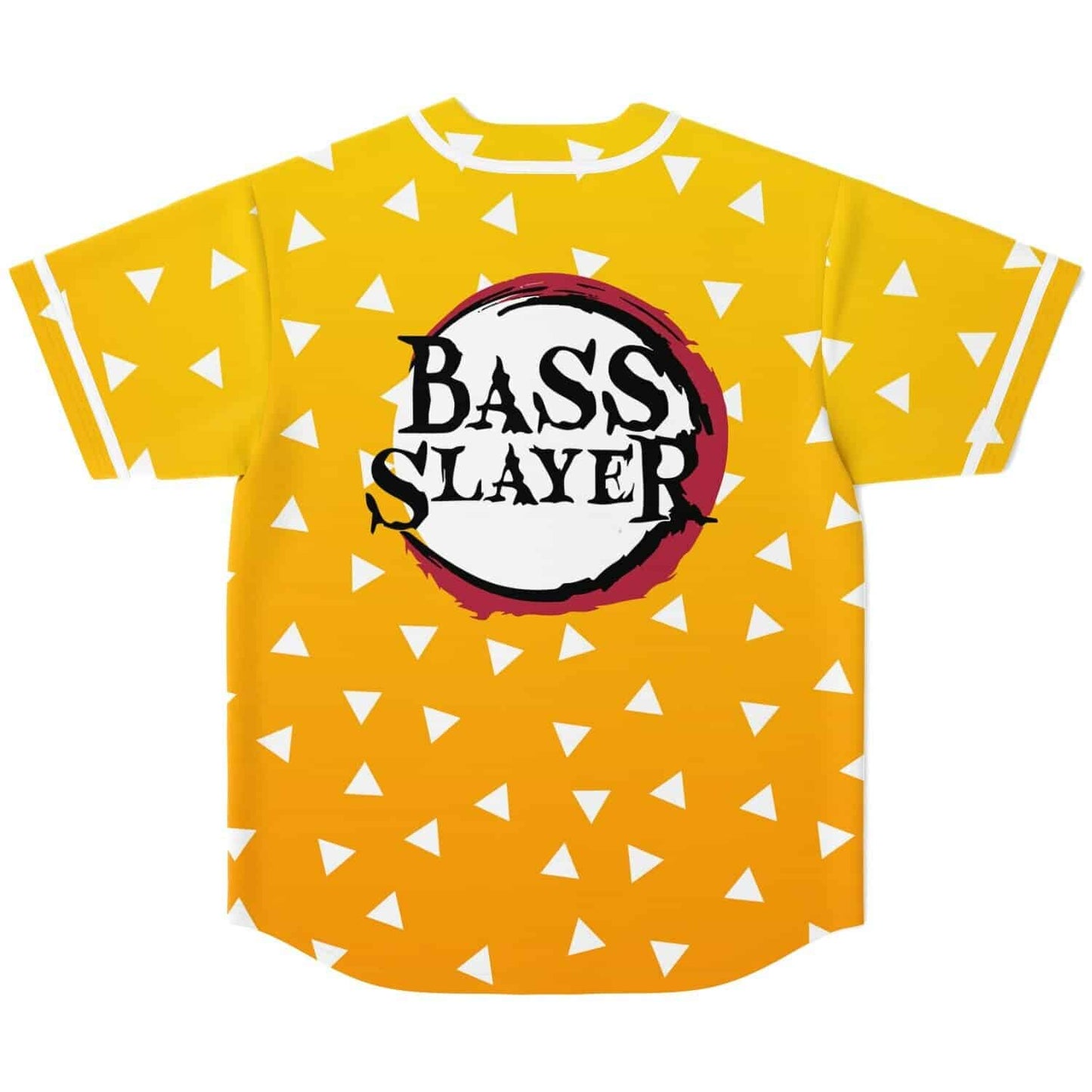 Yellow Orange Scattered White Rave Baseball Jersey