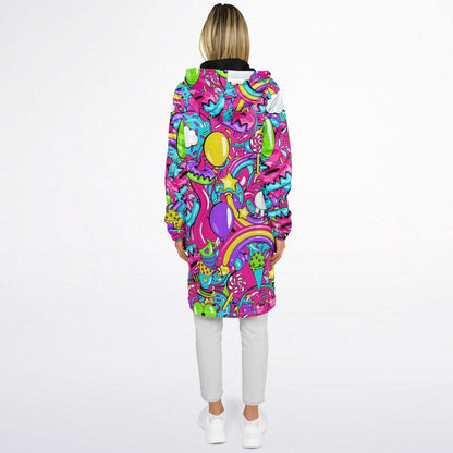 Bright Kawaii Candy Rave Cloak