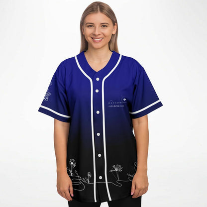 Porter Robinson Royal Blue Outline Dove Rave Baseball Jersey