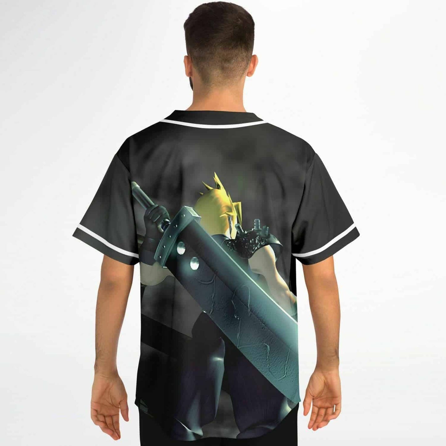 Black Misty Smoky Rave Baseball Jersey