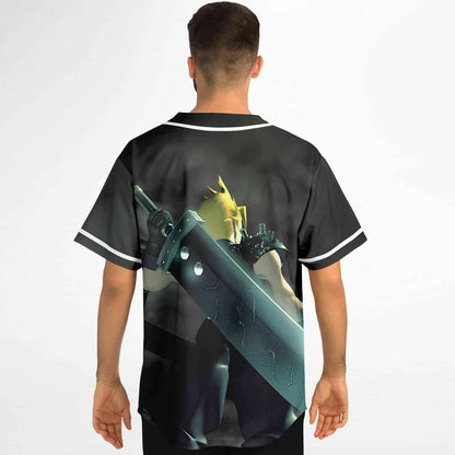 Black Misty Smoky Rave Baseball Jersey