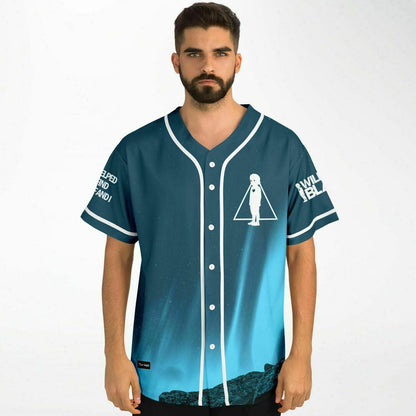 Seven Lions Dark Teal Night Sky Rave Baseball Jersey