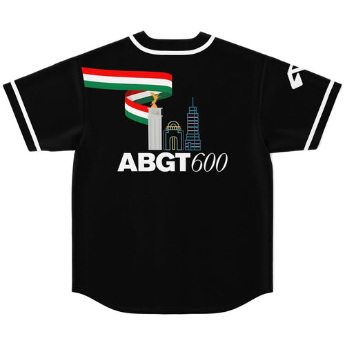 Above & Beyond Black Minimal Wordmarks Rave Baseball Jersey