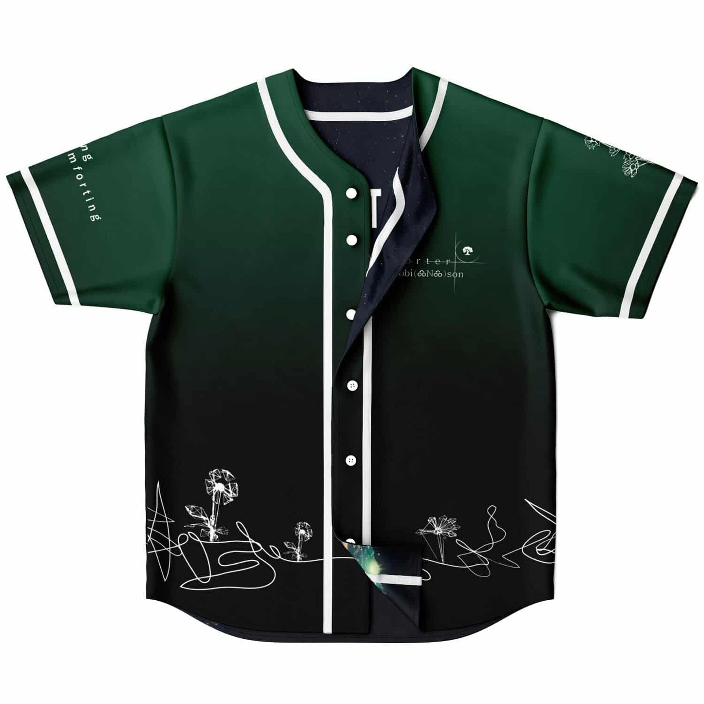 Midnight Kids Starry Night Reversible Baseball Jersey