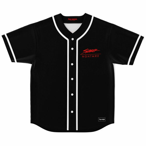 SLANDER & NGHTMRE Black Artist Wordmark Rave Baseball Jersey
