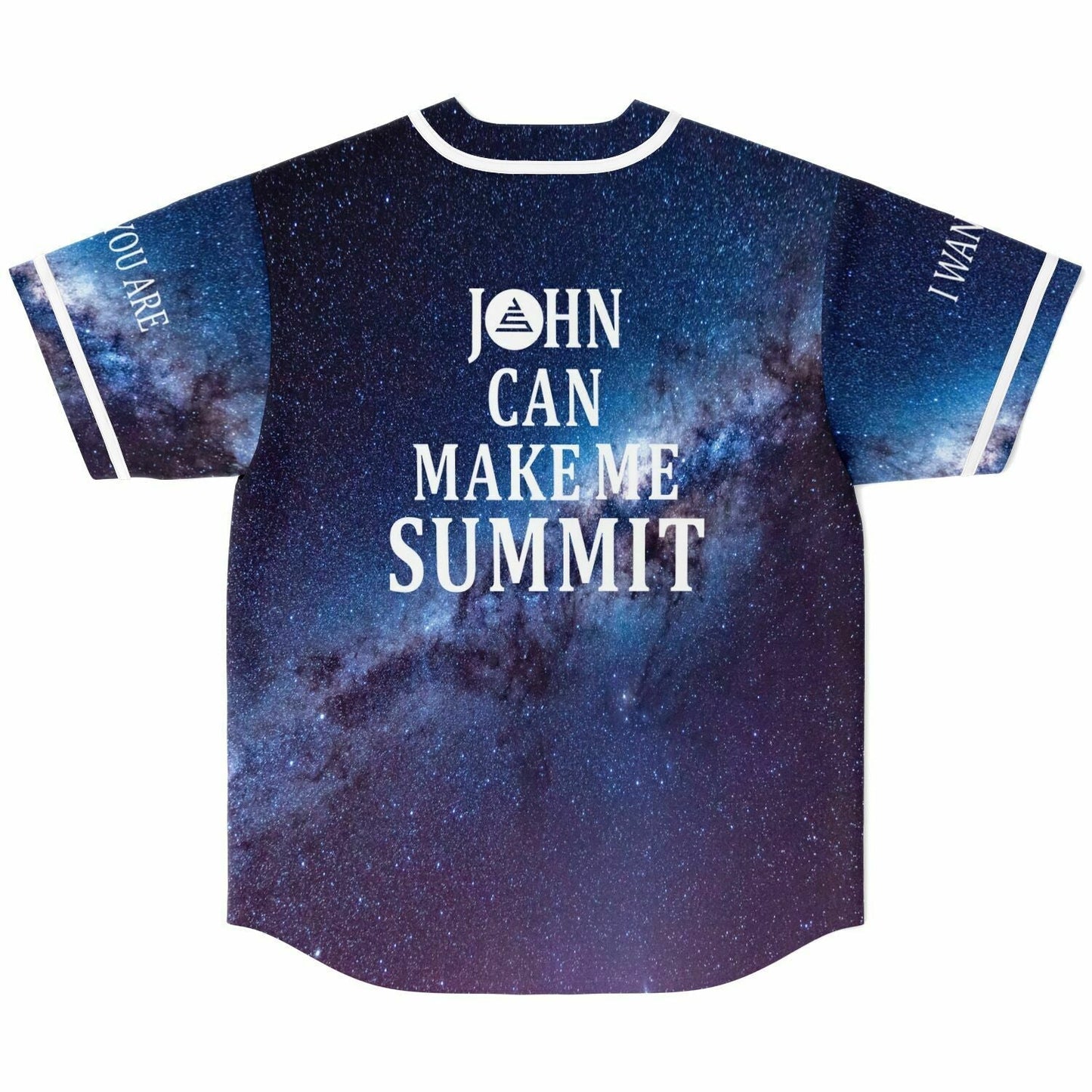 John Summit Deep Blue Milky Way Rave Baseball Jersey