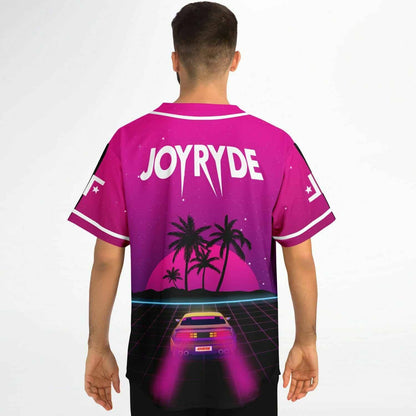 Joyryde Black Starfield Rave Baseball Jersey