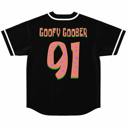Black Spongebob Balloon Rave Baseball Jersey