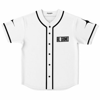 RL Grime White Boxed ‘Rl Rave Baseball Jersey