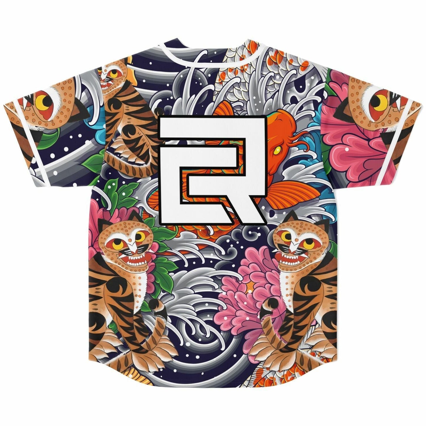 Japanese Irezumi Rave Baseball Jersey