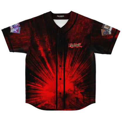 BABYMETAL Black Red Radial Speed Rave Baseball Jersey