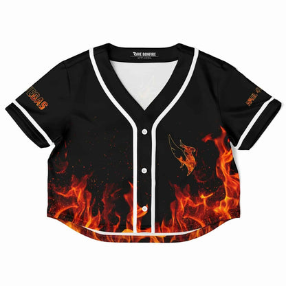Megan custom Cropped Baseball Jersey  V3