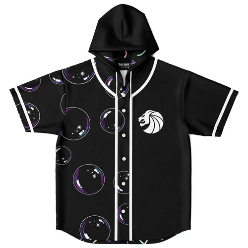Seven Lions Black Body Rave Hooded Baseball Jersey