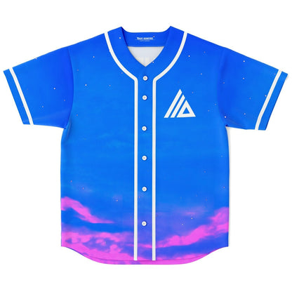 ATLiens Royal Blue Cartoon Ufo Rave Baseball Jersey