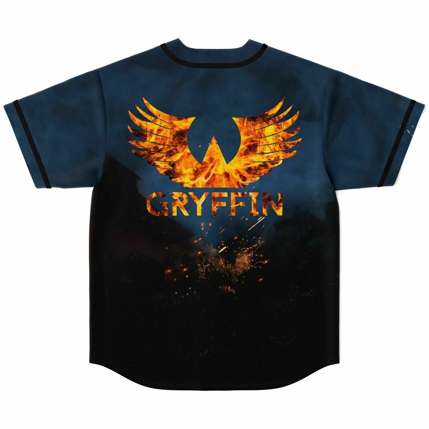 Gryffin Dark Navy Rave Baseball Jersey