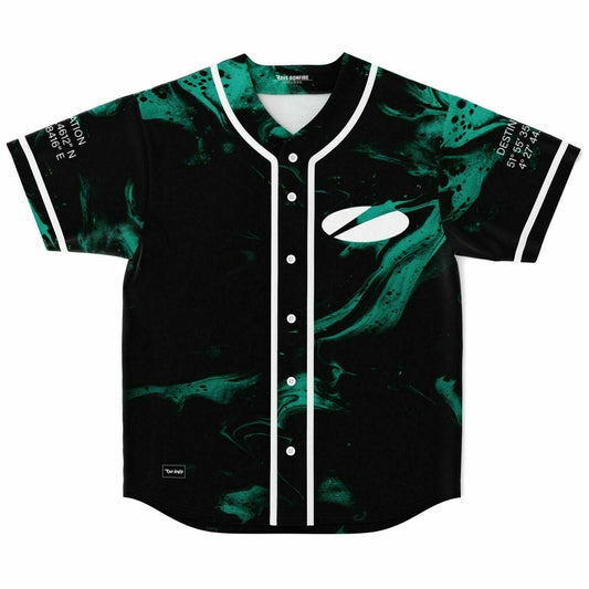 A State of Trance Black Marbled Rave Baseball Jersey