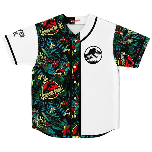 Off White Jurassic Park Rave Baseball Jersey
