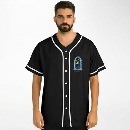 Seven Lions Black Stone Archway Rave Baseball Jersey