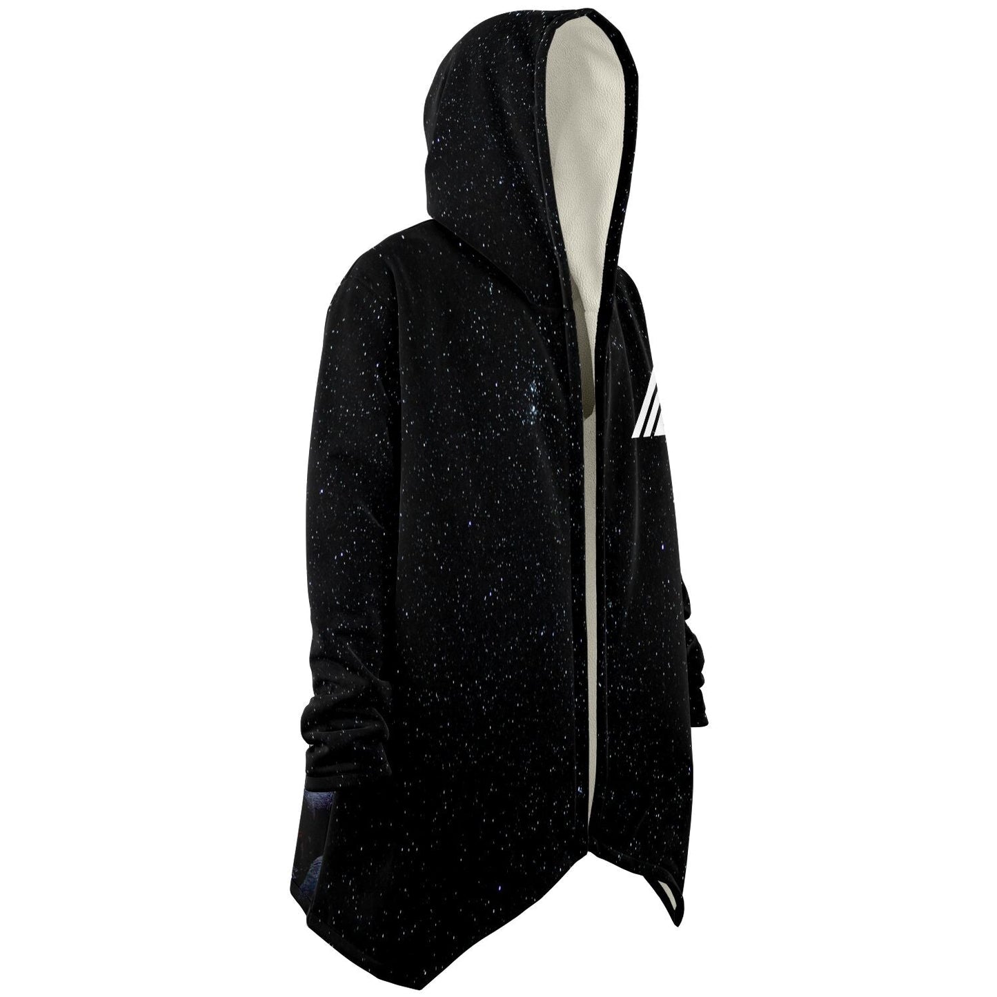 Black Starfield Rave Cloak