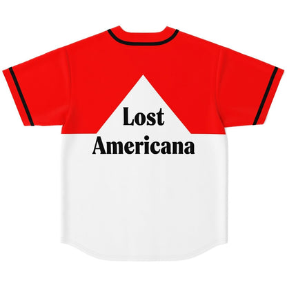 mgk Red White Block Baseball Rave Baseball Jersey