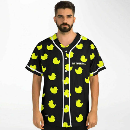 Da Tweekaz Black Rubber Duck Rave Baseball Jersey