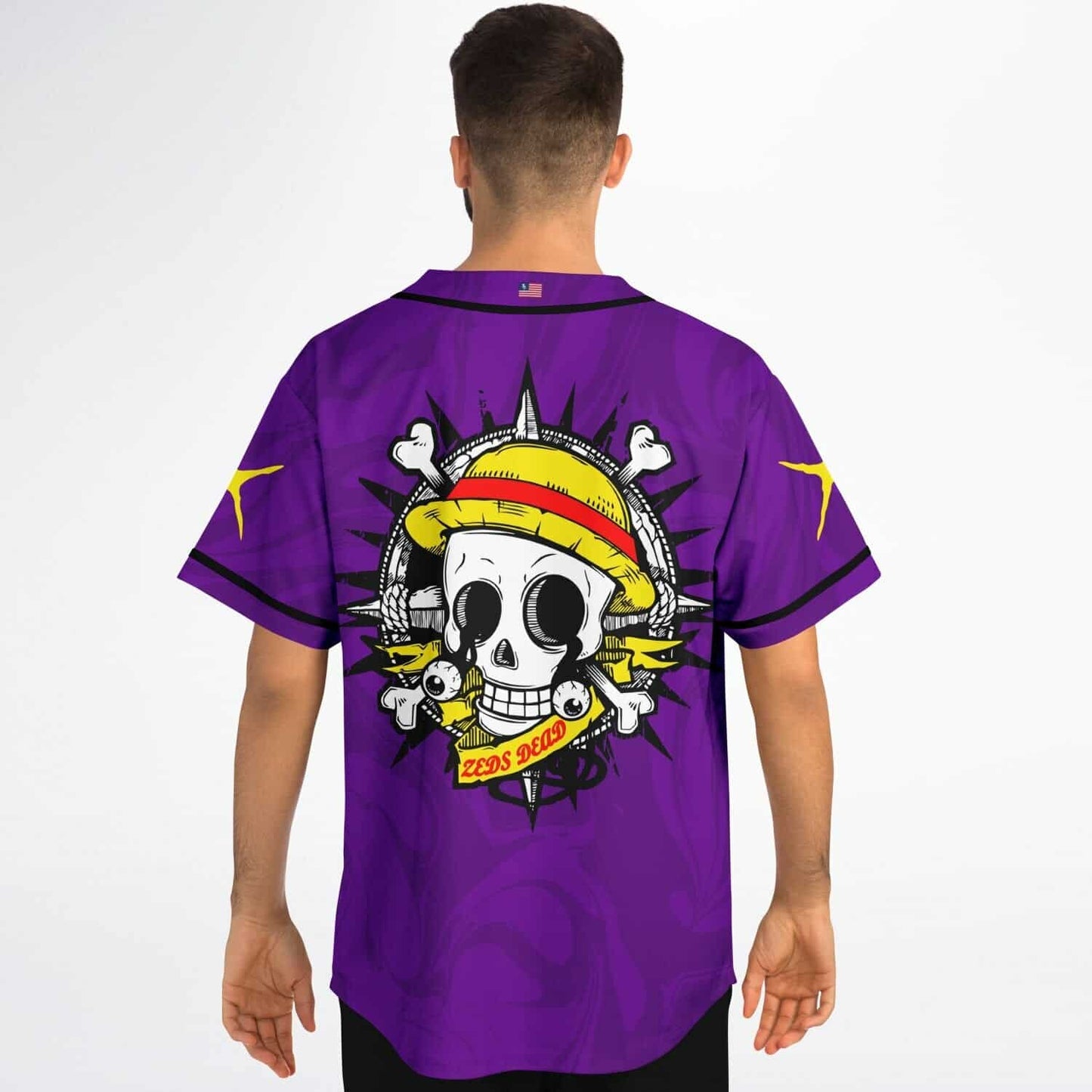 Zeds Dead Purple Anime Character Rave Baseball Jersey