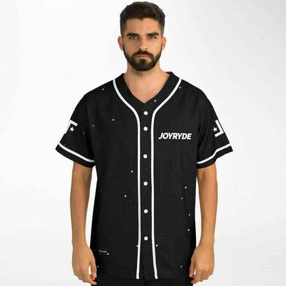 Joyryde Black Starfield Rave Baseball Jersey